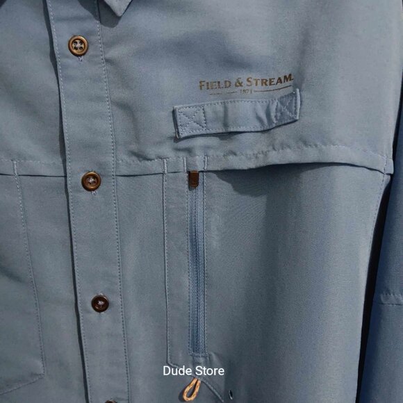 Authentic Field & Stream Long Sleeve Outdoor Shirt - Men's Size 2XL - (EUC) - Picture 2 of 5